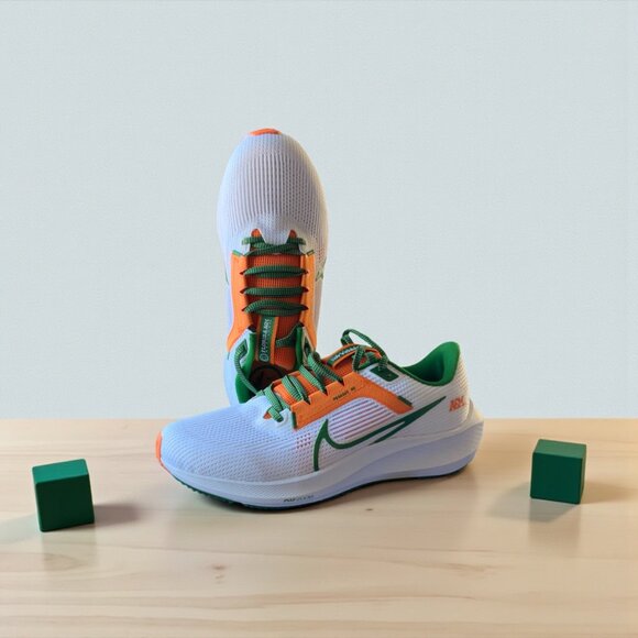 Nike Florida A&M University Rattlers Zoom Pegasus 40 Running Shoe - Unisex - Picture 3 of 11